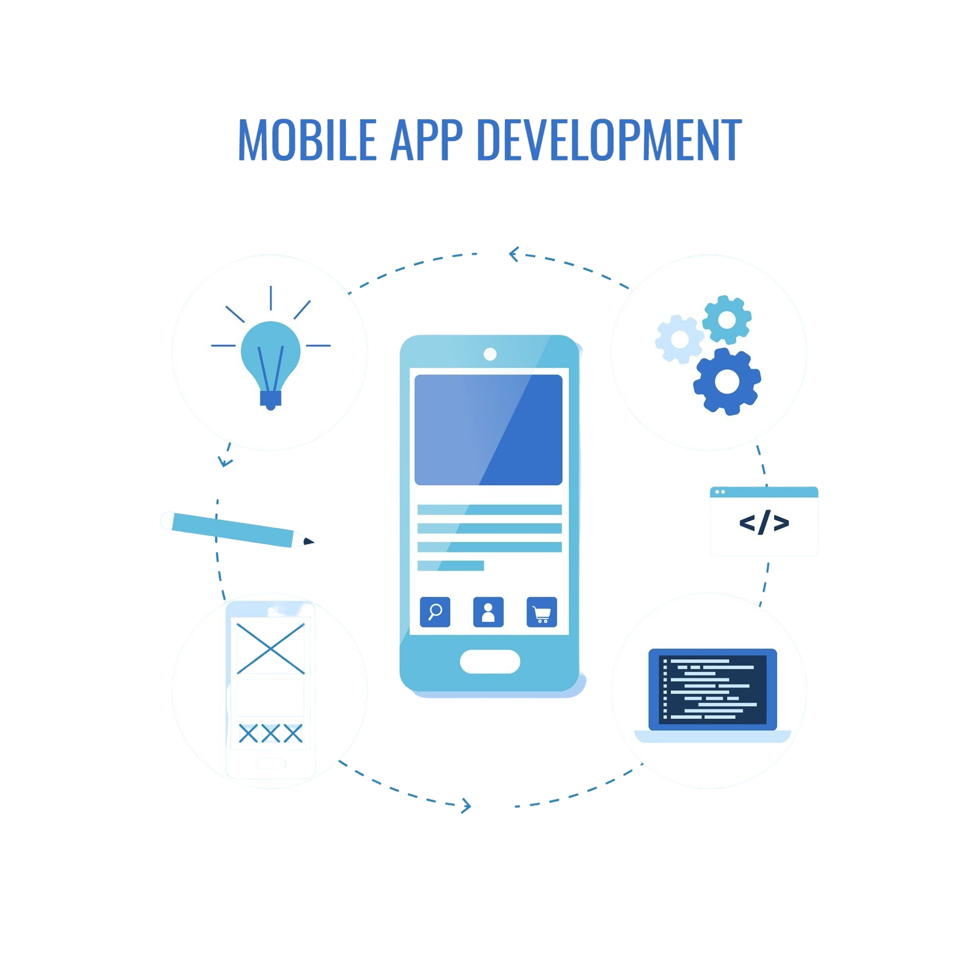 Mobile Development Service Illustration